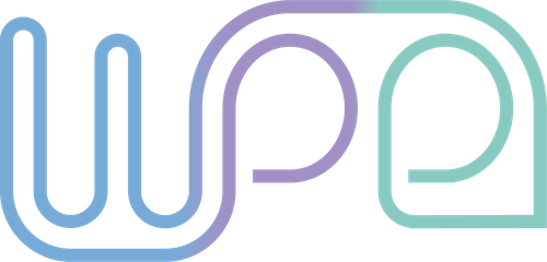 The WPE monogram on its own, without wordmark