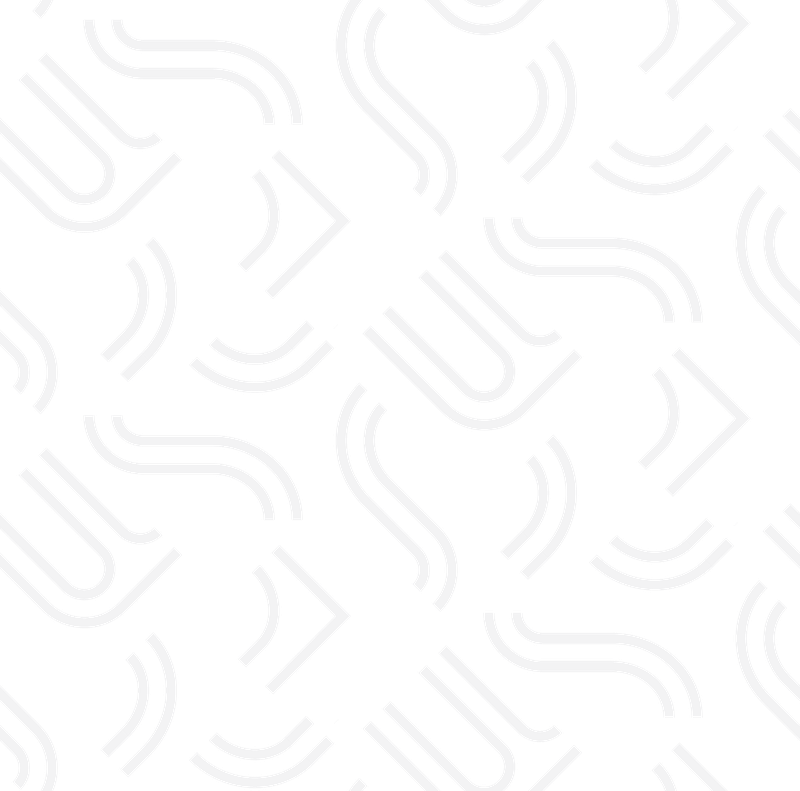 The same seamless tile of monogram fragments, in pale grey on white